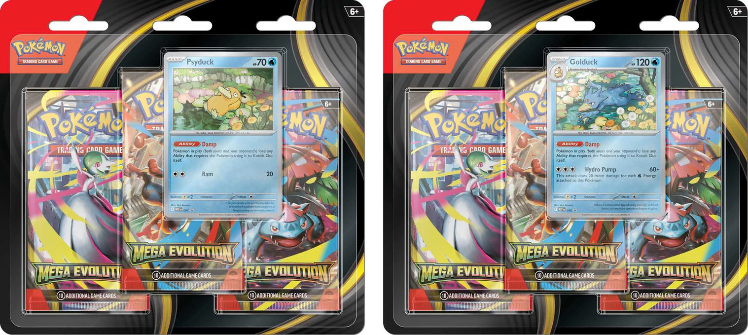 Mega Evolutions Triple Blisters
