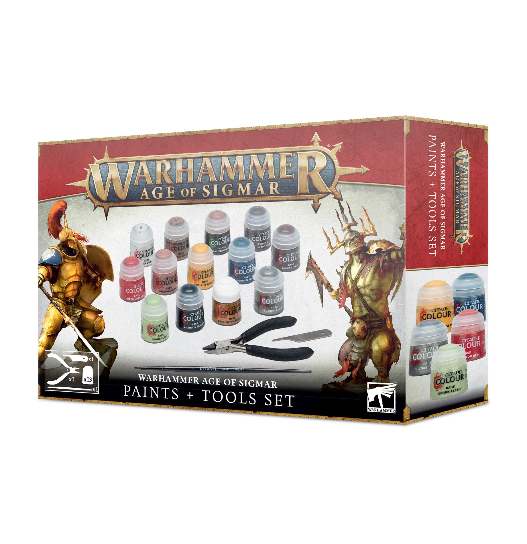 Age Of Sigmar Paints + Tools Set